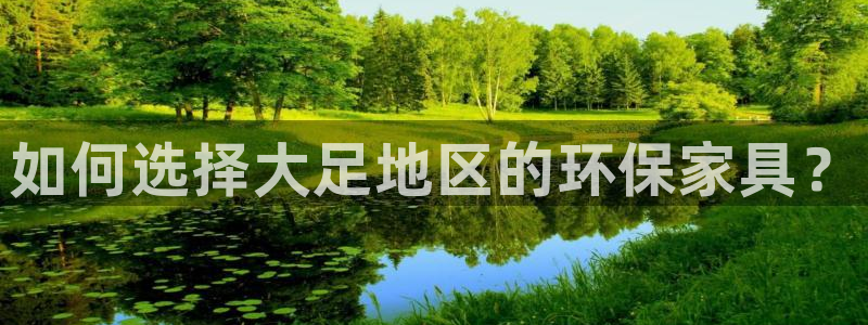 杏宇注册网址：如何选择大足地区的环保家具？